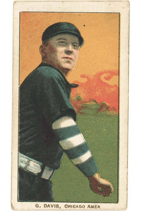 1909-11 T206 George Davis, Chicago White Sox (front)