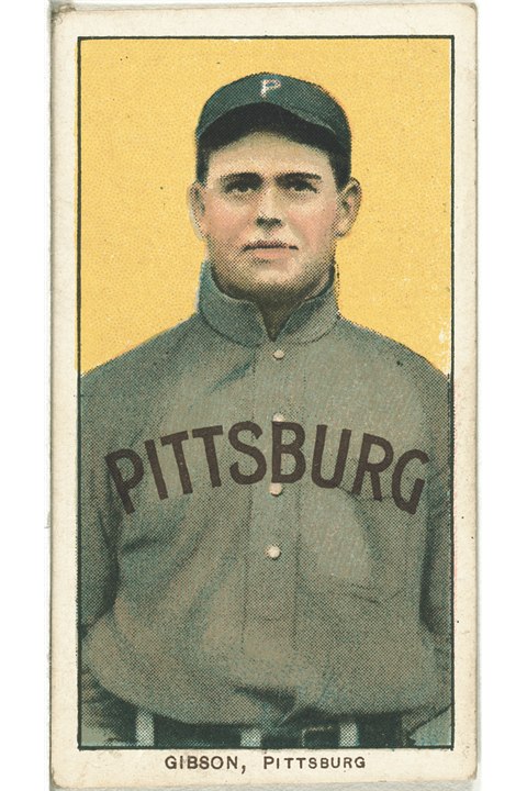 1909-11 T206 George Gibson, Pittsburgh Pirates (front)