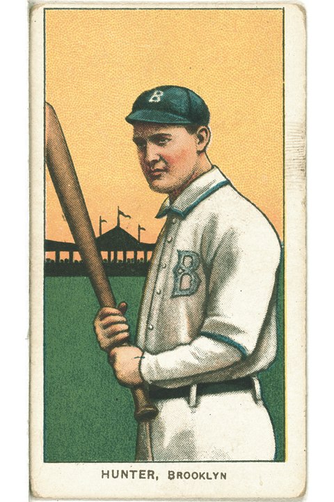 1909-11 T206 George Hunter, Brooklyn Superbas (front)