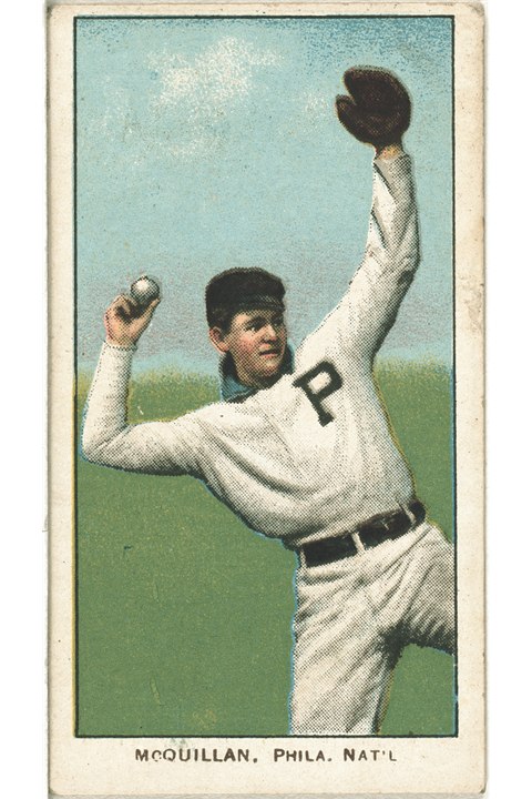 1909-11 T206 George McQuillan (Ball In Hand), Philadelphia Phillies (front)