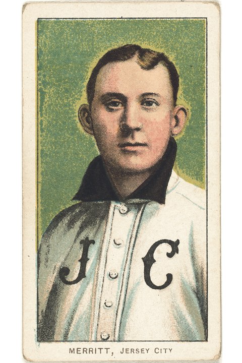 1909-11 T206 George Merritt, Jersey City Skeeters (front)