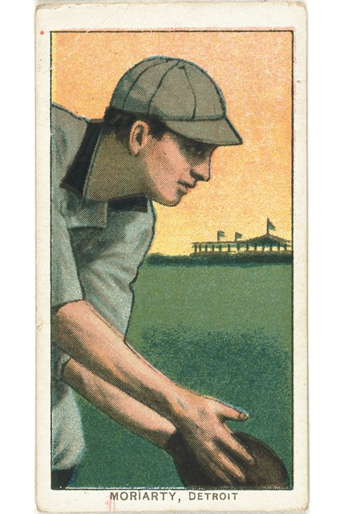 1909-11 T206 George Moriarty, Detroit Tigers (front)