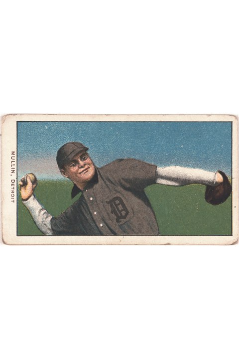 1909-11 T206 George Mullin (Throwing), Detroit Tigers (front)