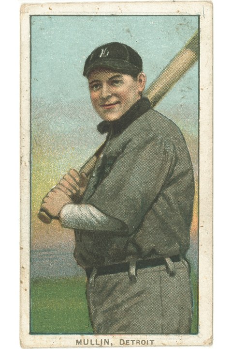 1909-11 T206 George Mullin (With Bat), Detroit Tigers (front)