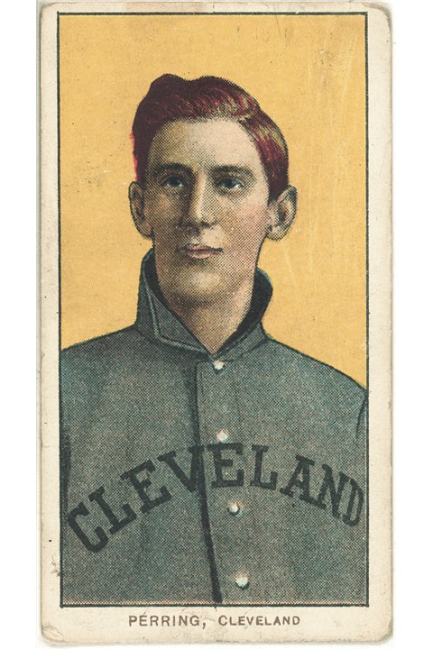 1909-11 T206 George Perring, Cleveland Naps (front)
