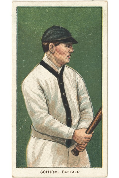 1909-11 T206 George Schirm, Buffalo Bisons (front)