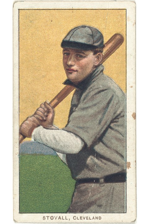 1909-11 T206 George Stovall (Batting), Cleveland Naps (front)