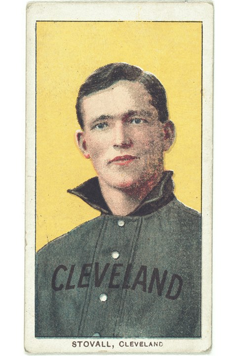 1909-11 T206 George Stovall (Portrait), Cleveland Naps (front)