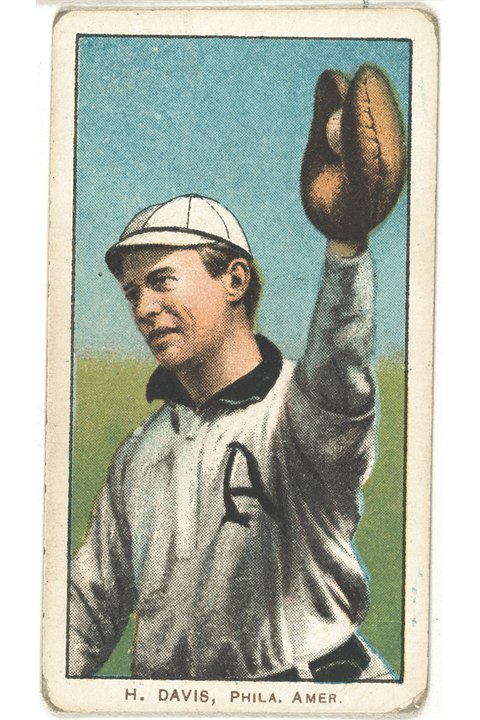 1909-11 T206 Harry Davis (H. Davis On Front), Philadelphia Athletics (front)