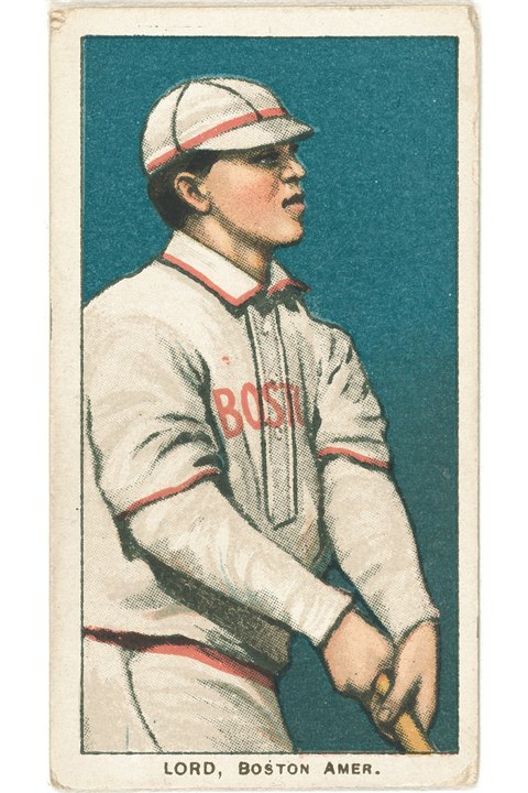 1909-11 T206 Harry Lord, Boston Red Sox (front)