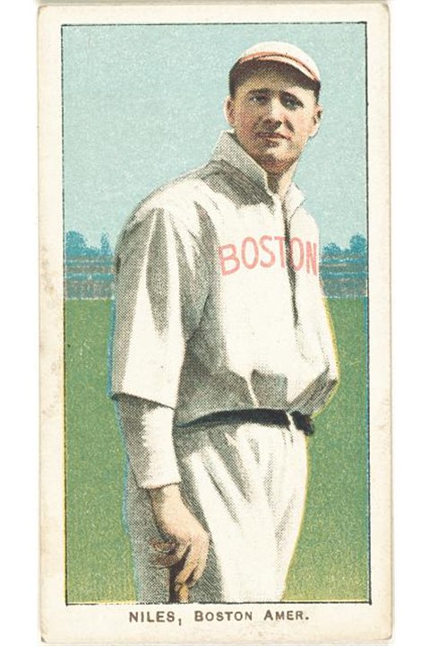 1909-11 T206 Harry Niles, Boston Red Sox (front)