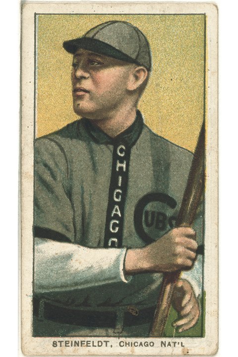 1909-11 T206 Harry Steinfeldt (With Bat), Chicago Cubs (front)