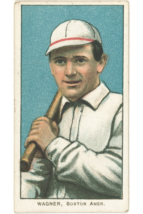 1909-11 T206 Heinie Wagner (Bat On Right Shoulder), Boston Red Sox (front)