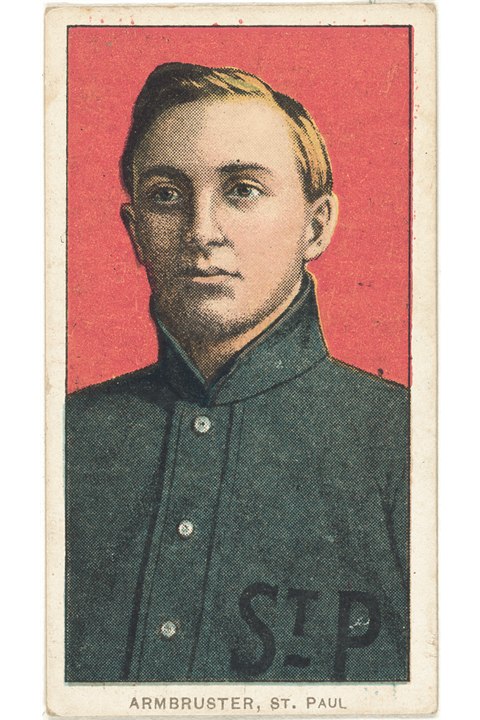 1909-11 T206 Herman Armbruster, St Paul Saints (front)