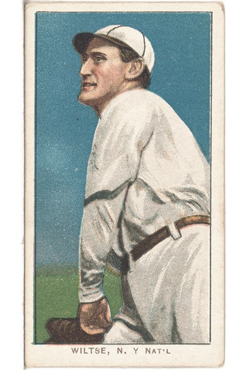 1909-11 T206 Hooks Wiltse (Pitching), New York Giants (front)