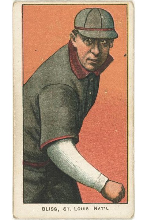 1909-11 T206 Jack Bliss, St Louis Cardinals (front)