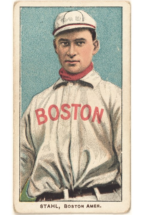 1909-11 T206 Jake Stahl (No Glove Shows), Boston Red Sox (front)