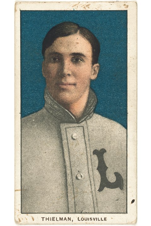 1909-11 T206 Jake Thielman, Louisville Colonels (front)