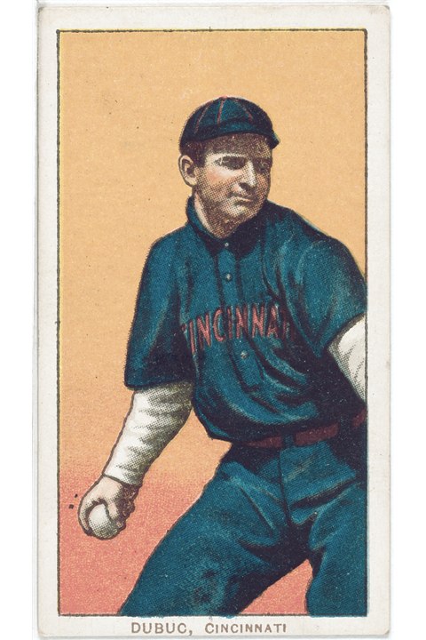 1909-11 T206 Jean Dubuc, Cincinnati Reds (front)
