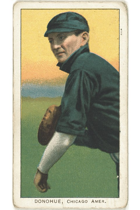 1909-11 T206 Jiggs Donohue, Chicago White Sox (front)