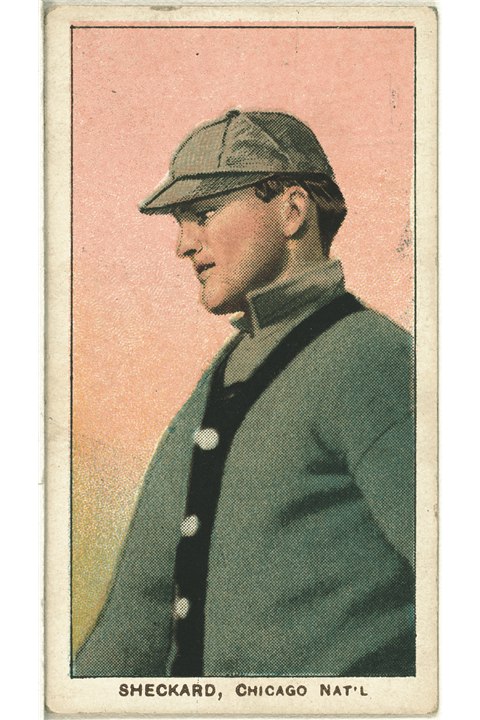 1909-11 T206 Jimmy Sheckard (No Glove Showing), Chicago Cubs (front)