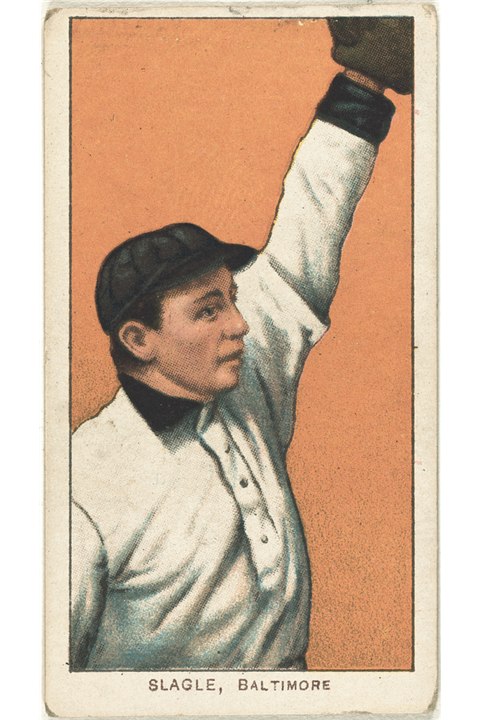 1909-11 T206 Jimmy Slagle, Baltimore Orioles (front)