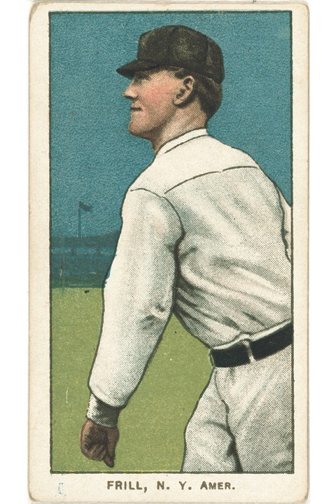 1909-11 T206 John Frill, New York Highlanders (front)