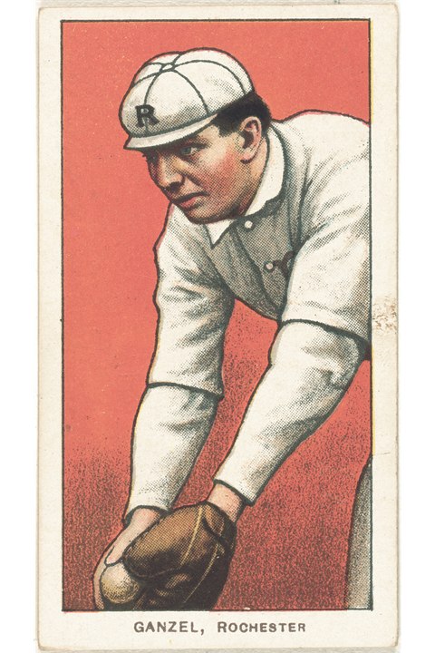 1909-11 T206 John Ganzel, Rochester Bronchos (front)