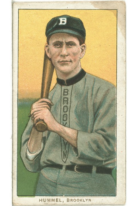 1909-11 T206 John Hummel, Brooklyn Superbas (front)