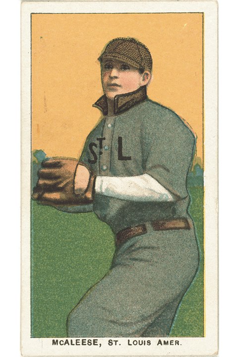 1909-11 T206 John McAleese, St Louis Browns (front)