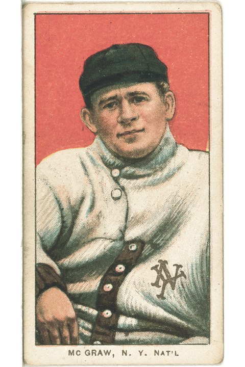 1909-11 T206 John McGraw (Portrait - With Cap), New York Giants (front)