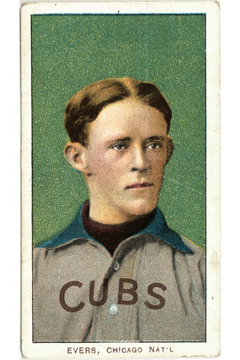 1909-11 T206 Johnny Evers (Portrait), Chicago Cubs (front)
