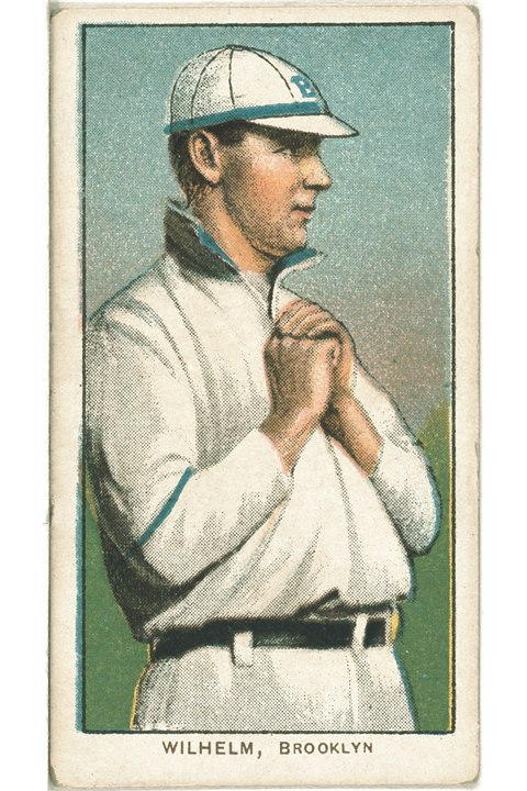 1909-11 T206 Kaiser Wilhelm (Hands At Chest), Brooklyn Superbas (front)