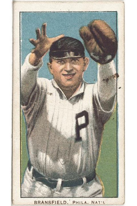 1909-11 T206 Kitty Bransfield, Philadelphia Phillies (front)
