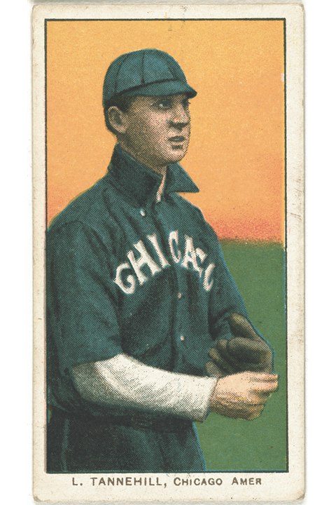 1909-11 T206 Lee Tannehill (L. Tannehill On Front), Chicago White Sox (front)
