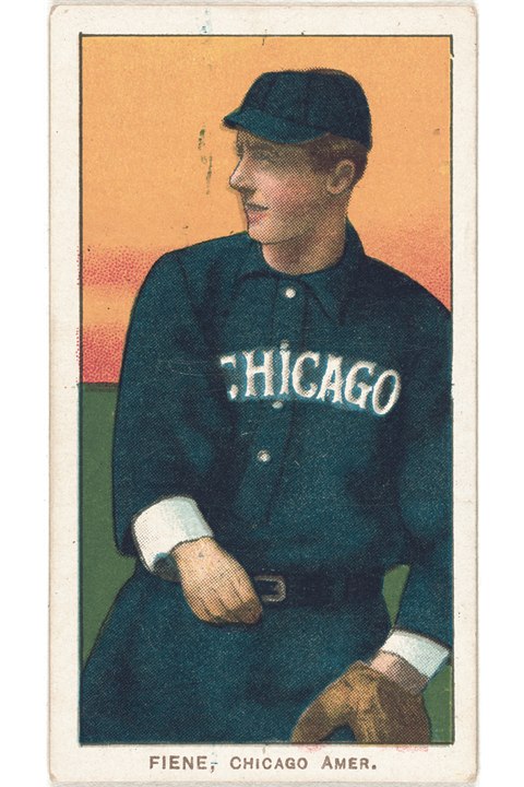 1909-11 T206 Lou Fiene (Throwing), Chicago White Sox (front)