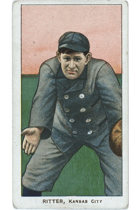 1909-11 T206 Lou Ritter, Kansas City Blues (front)