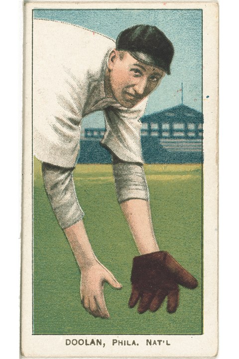 1909-11 T206 Mickey Doolan (Fielding), Philadelphia Phillies (front)