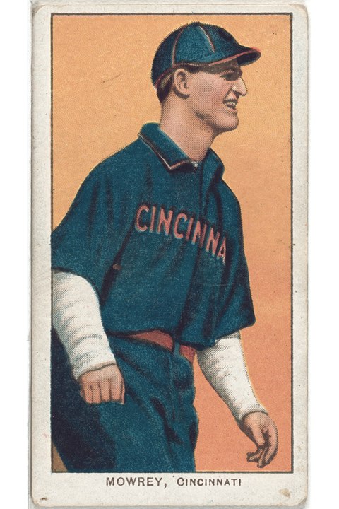 1909-11 T206 Mike Mowrey, Cincinnati Reds (front)