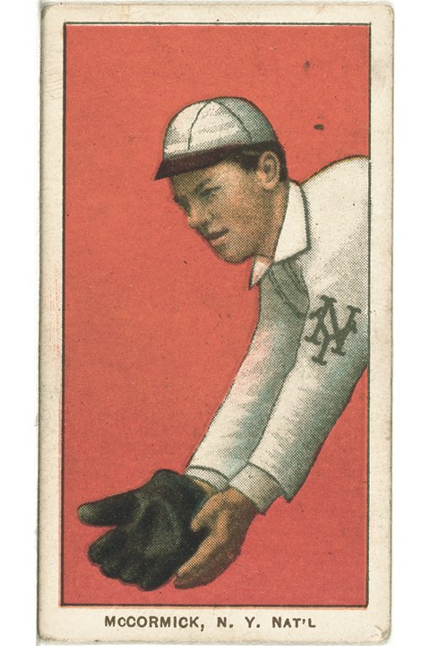 1909-11 T206 Moose McCormick, New York Giants (front)