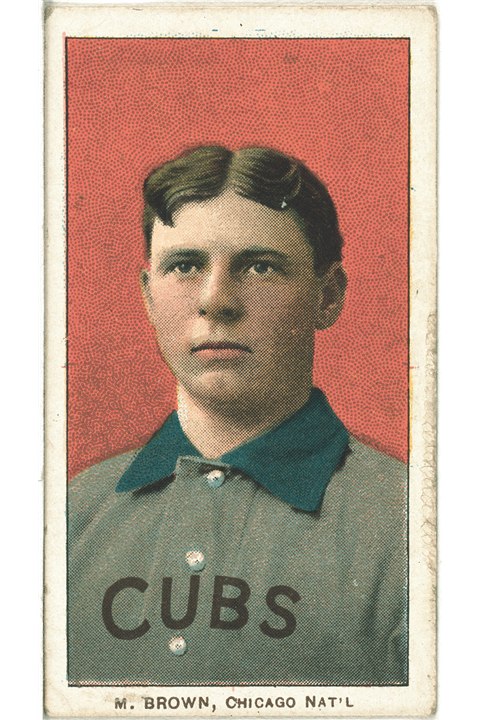 1909-11 T206 Mordecai Brown (Portrait), Chicago Cubs (front)
