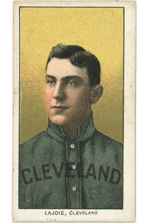 1909-11 T206 Nap Lajoie (Portrait), Cleveland Naps (front)