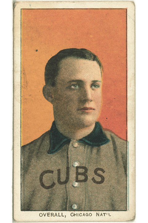 1909-11 T206 Orval Overall (Portrait), Chicago Cubs (front)
