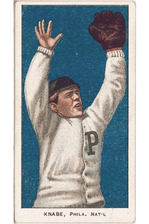 1909-11 T206 Otto Knabe, Philadelphia Phillies (front)