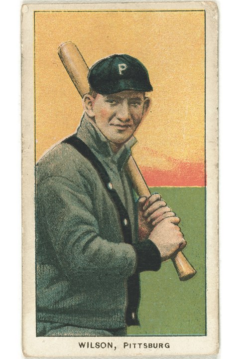1909-11 T206 Owen Wilson, Pittsburgh Pirates (front)