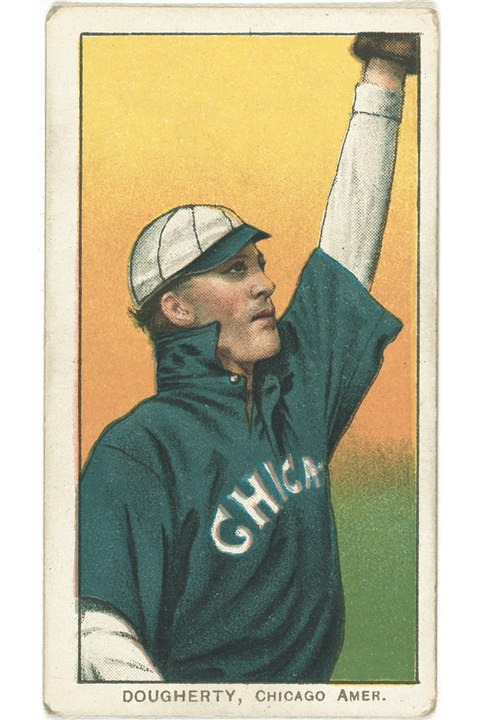 1909-11 T206 Patsy Dougherty (Arm In Air), Chicago White Sox (front)