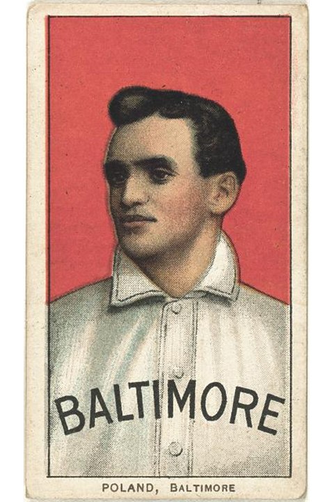 1909-11 T206 Phil Poland, Baltimore Orioles (front)