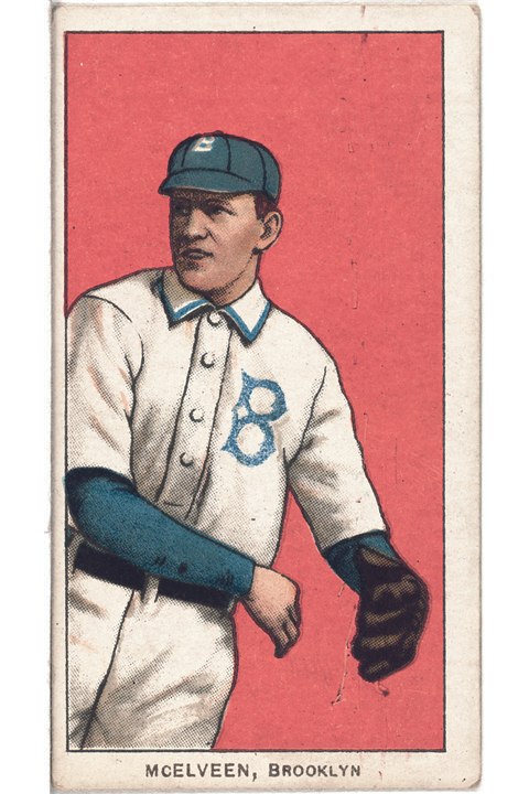 1909-11 T206 Pryor McElveen, Brooklyn Superbas (front)
