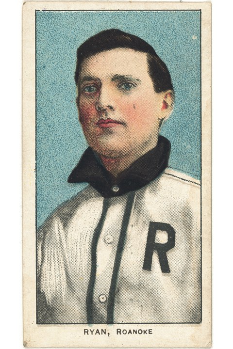1909-11 T206 Ray Ryan, Roanoke Tigers (front)