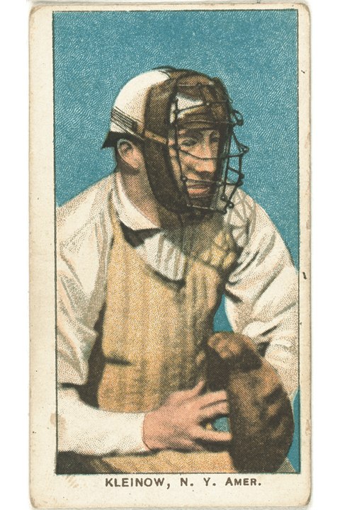 1909-11 T206 Red Kleinow (New York - Catching), New York Highlanders (front)
